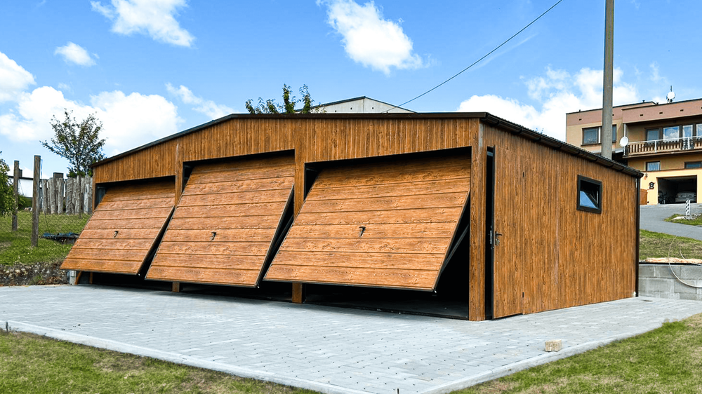 Limena garaža 9 × 6 m u boji Multigross